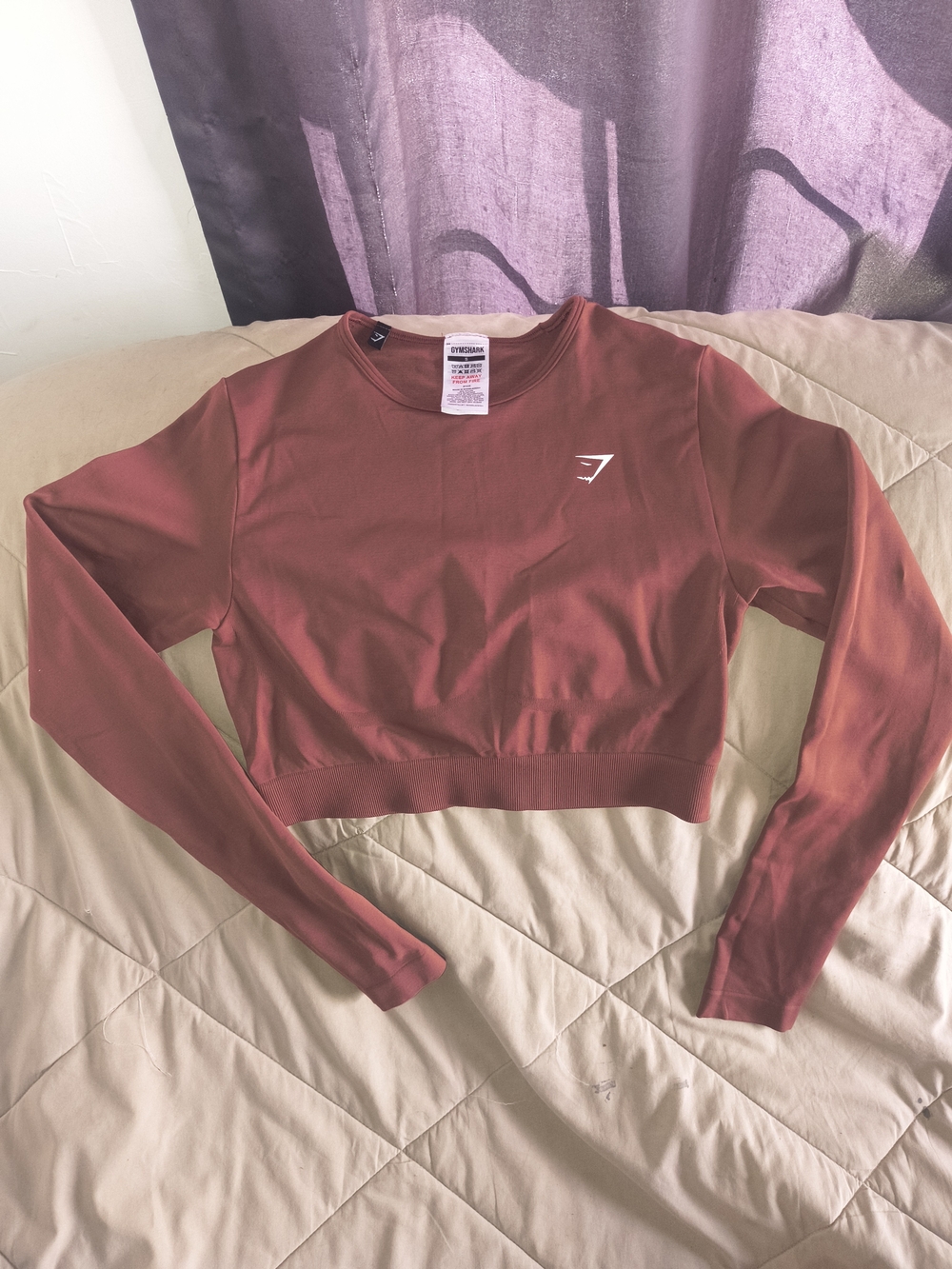 Gymshark Crop Top Long Sleeve